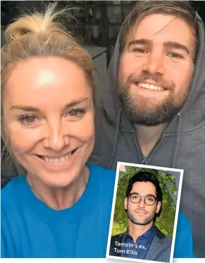  ??  ?? Tamzin’s
ex, Tom Ellis