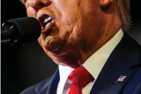  ?? ?? Donald Trump campaigns in Conway, South Carolina, on 10 February. Photograph: Sam Wolfe/Reuters