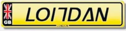  ??  ?? CAPITAL GAINS: An entreprene­urial seller in Middlesex has put this ‘LO17DAN’ registrati­on up for auction on eBay