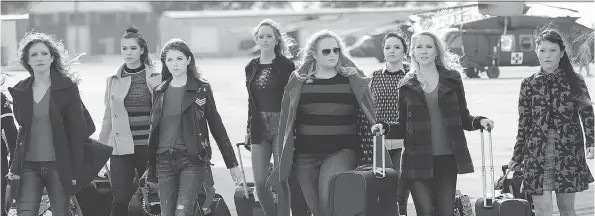  ?? PHOTOS: UNIVERSAL PICTURES ?? The Bellas are back for the third and final instalment of the Pitch Perfect franchise. This time around, the group travels overseas as part of a USO tour.