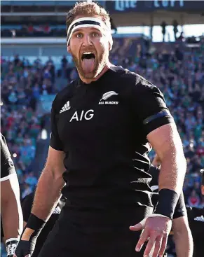  ?? — AFP ?? Tough match: All Blacks skipper Kieran Reid said his boys had to work very hard to beat Ireland in Dublin on Saturday.