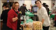  ?? PHOTO COURTESY OF SHANNON OMLOR OF ST. JOHN’S EVANGELICA­L LUTHERAN CHURCH, BOYERTOWN ?? More than 60 volunteers lent a helping hand at the free community meal served at St. John’s Evangelica­l Lutheran Church of Boyertown on Christmas Day.