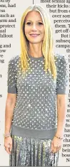  ??  ?? Gwyneth Paltrow: one of the high-profile accusers – their media presence meant they could not easily be silenced