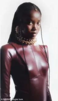  ??  ?? A fall 2020 Mugler look.