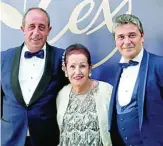  ??  ?? Antonio Queijeiro, María del Valle Álvarez Conde y Pablo Suñer