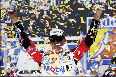  ?? PHELAN M. EBENHACK — THE ASSOCIATED PRESS FILE ?? Austin Cindric (2) takes the checkered flag in front of Bubba Wallace (23) to win the NASCAR Daytona 500auto race at Daytona Internatio­nal Speedway, Sunday, Feb. 20, 2022, in Daytona Beach, Fla. As Kevin Harvick prepares to depart, the stage is open to be seized by Noah Gragson, watermelon farmer Ross Chastain and Daniel Suarez, the only Mexican-born winner in NASCAR history. There’s also Cindric, a Team Penske fixture who won last year’s Daytona 500as a rookie on Roger Penske’s 85th birthday, or Bubba Wallace, the only Black driver competing at NASCAR’s top level.