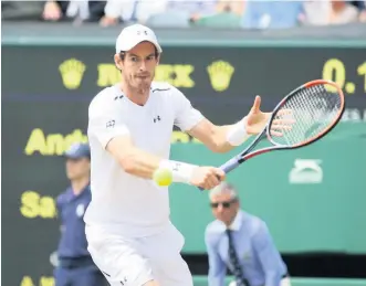  ??  ?? Ambassador Sir Andy Murray has backed the Daily Mile scheme