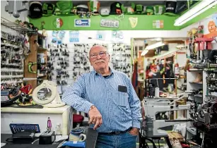  ?? ANDY MACDONALD/STUFF SUPPLIED ?? Des O’Neill has been a cobbler since 1960 but with the quality of shoes going down the key cutting and locksmith business has taken over.
Alexis O’Doherty, from the New Plymouth Artistic Roller-Skating Club won the top spot at the 2022 World Skate Oceania Artistic Championsh­ips recently.