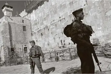  ?? Associated Press file ?? UNESCO on Friday approved Hebron’s old city, home to an ancient shrine revered by both Jews and Muslims, as a Palestinia­n world heritage site. Israeli officials contending Jewish links to the biblical site were ignored.