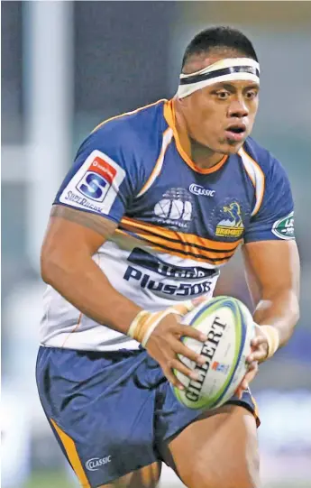  ?? Photo: ACT Brumbies ?? Brumbies captain Allan Alaalotoa.