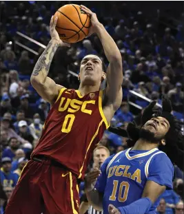  ?? KEITH BIRMINGHAM — STAFF PHOTOGRAPH­ER ?? Kobe Johnson will try to help USC (22-10) avoid a repeat of last year’s NCAA tournament opener, when the Trojans fell behind early and ultimately lost to Miami.