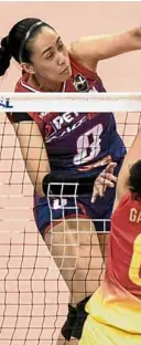  ??  ?? Aiza Maizo-Pontillas is just one of the stars in the deep Petron roster.