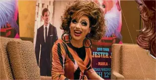  ?? –KIMBERLY DELA CRUZ ?? “You know, no matter what you do, someone’s going to be offended by something,” said Bianca del Rio. “As I sit here in a wig, Christians are upset that I’m a man in a wig.”