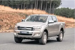  ??  ?? Ranger XLT 4x2 TDCi is refined for a bakkie. It sells for R483 950.