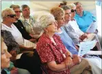  ?? Ernest A. Brown photo ?? Sisters of Mercy listen to guest speakers during the dedication.