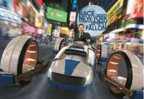  ?? COURTESY ?? “Race Through New York Starring Jimmy Fallon” had its grand opening in April 2017 at Universal Studios in Orlando.