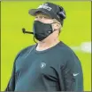  ?? L.E. Baskow ?? Las Vegas Review-journal @Left_eye_images Coach Jon Gruden might well be less than enthusiast­ic about Raiders players’ decision to hold voluntary offseason workouts virtually.