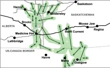  ?? Pronghorn Xing – Miistakis Institute ?? The Trans-Canada Highway is a significan­t barrier to the movement and migration of pronghorn.