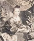  ?? FOTO: STÄDEL MUSEUM ?? Die erste Ökologin: Maria Sibylla Merian, um 1717, Jacobus Houbraken nach Georg Gsell.