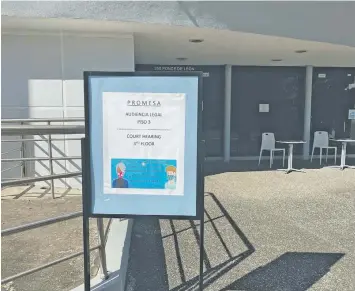  ?? / CPI ?? Trabas. El tribunal federal permanece cerrado debido a la pandemia. Para la vista del 18 de noviembre pasado se alquilaron varios cuartos privados en las oficinas de Piloto 151 en Hato Rey para llevar a cabo estas audiencias “satélite”.