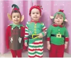  ??  ?? Good as Gold Childcare in Waterfoot performed in Olaf’s Christmas Adventure