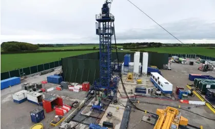  ?? Photograph: Cuadrilla/PA ?? Cuadrilla’s shale gas exploratio­n site at Preston New Road in Lancashire. The government has lifted its moratorium on fracking imposed in 2019.