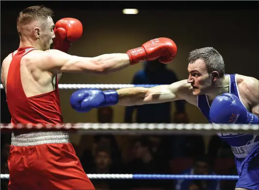  ??  ?? Arklow’s Sean Allen (right) will fight his last home fight on November 3.