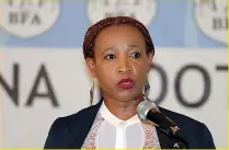  ??  ?? HOPEFUL: BFA CEO Goabaone Taylor says her associatio­n continues to engage with sponsors such as Orange Botswana amidst the COVID 19 pandemic