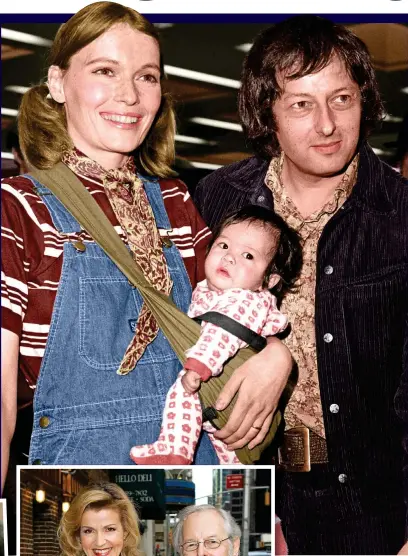  ??  ?? Music maestro: Previn with Mia Farrow and adopted daughter Lark in 1973; With Anne-Sophie Mutter in 2011 (left); and (far left) Eric and Ernie in 1971