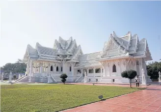  ??  ?? The Royal Thai Monastery Lumbini.