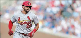  ?? CHICAGO TRIBUNE FILE PHOTO ?? Tommy Pham, acquired by Tampa Bay, hit .248 with 14 homers and a .730 OPS with the St. Louis Cardinals.