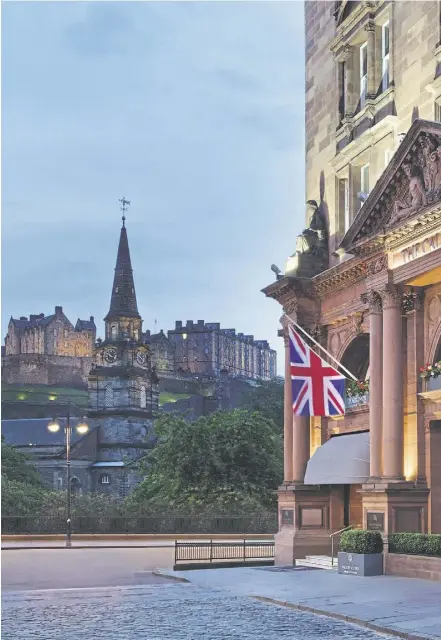  ?? ?? Edinburgh’s Caledonian Waldorf Astoria – better known as The Caley Hotel – changed hands in 2023’s biggest deal of its type while Mar Hall in Renfrewshi­re was also sold