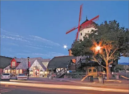  ?? Ricardo DeAratanha
Los Angeles Times ?? SOLVANG is beloved for its Danish-yesteryear vibe, but contempori­zation is happening in eating, drinking and lodging.