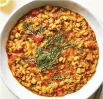  ?? ?? Red lentil-barley stew. Fennel and leeks add a fragrant complexity to this homey lentil-barley stew.