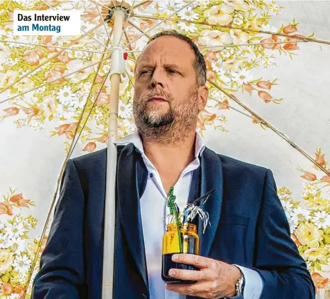  ?? Foto: Franz Schepers ?? Verschoben von Sommer 2020 auf 2021, jetzt tritt Smudo am 24. und 25. Juni 2022 mit den Fantastisc­hen Vier auf dem Münchner Königsplat­z auf.