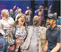  ?? MATTHEW MURPHY/FOR THE CANADIAN PRESS/FILES ?? The Canadian hit musical Come From Away is nominated for seven Tonys.