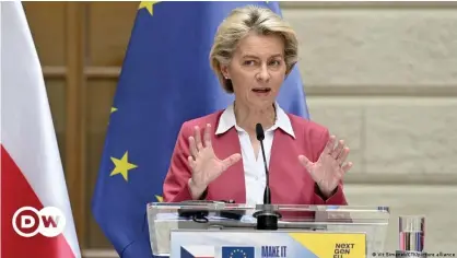  ??  ?? Von der Leyen said that, if verified, the details in the reports were 'completely unacceptab­le'