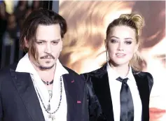  ??  ?? Depp and Heard attend the pemiere of ‘The Danish Girl’, in Westwood, California, on Nov 21, 2015. —AFP file photo