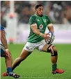  ??  ?? Bundee Aki carries the ball up against France in Ireland’s last-gasp win.