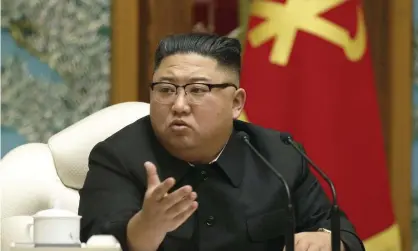  ?? Photograph: ௉ળ௪৶ऀ/AP ?? Defection could be sign that the North Korean elite who shore up power base of country’s leader, Kim Jong-un, pictured, has been drifting away from him slowly but constantly, says politician.