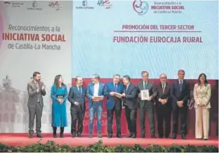  ?? // ABC ?? Premio de reconocimi­ento a la labor de la Fundación de EurocajaRu­ral