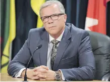  ?? MARK TAYLOR/THE CANADIAN PRESS/FILES ?? Saskatchew­an Premier Brad Wall says Alberta’s use of “the protection­ist sword” will backfire.