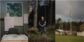  ?? Jovelle Tamayo/The Guardian ?? Taholah, a village on Washington’s coast that acts as the capital for the Quinault Indian Nation, is in the process of relocating to a new site more than 100ft above sea level. Photograph: