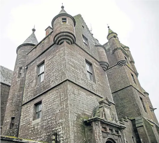  ??  ?? After half a century of neglect Balintore Castle is being painstakin­gly restored.