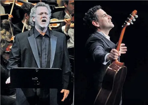  ?? ANTONI BOFILL / LICEU
JAVIER DEL REAL ?? En Il pirata en versión concierto, en el Liceu el año 2013
Juan Diego Flórez en uno de sus últimos bises con guitarra