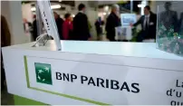  ?? AFP ?? BnP Paribas has deleverage­d its balance sheet and derisked its funding profile. —