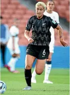  ?? PHOTOSPORT ?? Malia Steinmetz had three strong outings to push her case for a midfield starting role at the World Cup in July.