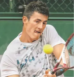  ?? MICHEL EULER, AP Bernard Tomic retired while trailing Tuesday in the French Open. ??