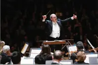  ?? JEFF ROFFMAN ?? Music director Robert Spano conducts the Atlanta Symphony Orchestra in Beethoven’s “Egmont” Overture.