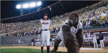  ??  ?? 15-year-old Wei Wei (Jiao Xu) and her 45-year-old gorilla best friend Ling-Ling make quite a splash in the Korean Organized Baseball in the 2013 film Mr. Go, which is on Amazon Prime.